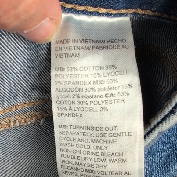 Chico's Denim Cropped Jeans - Picture 7 of 7